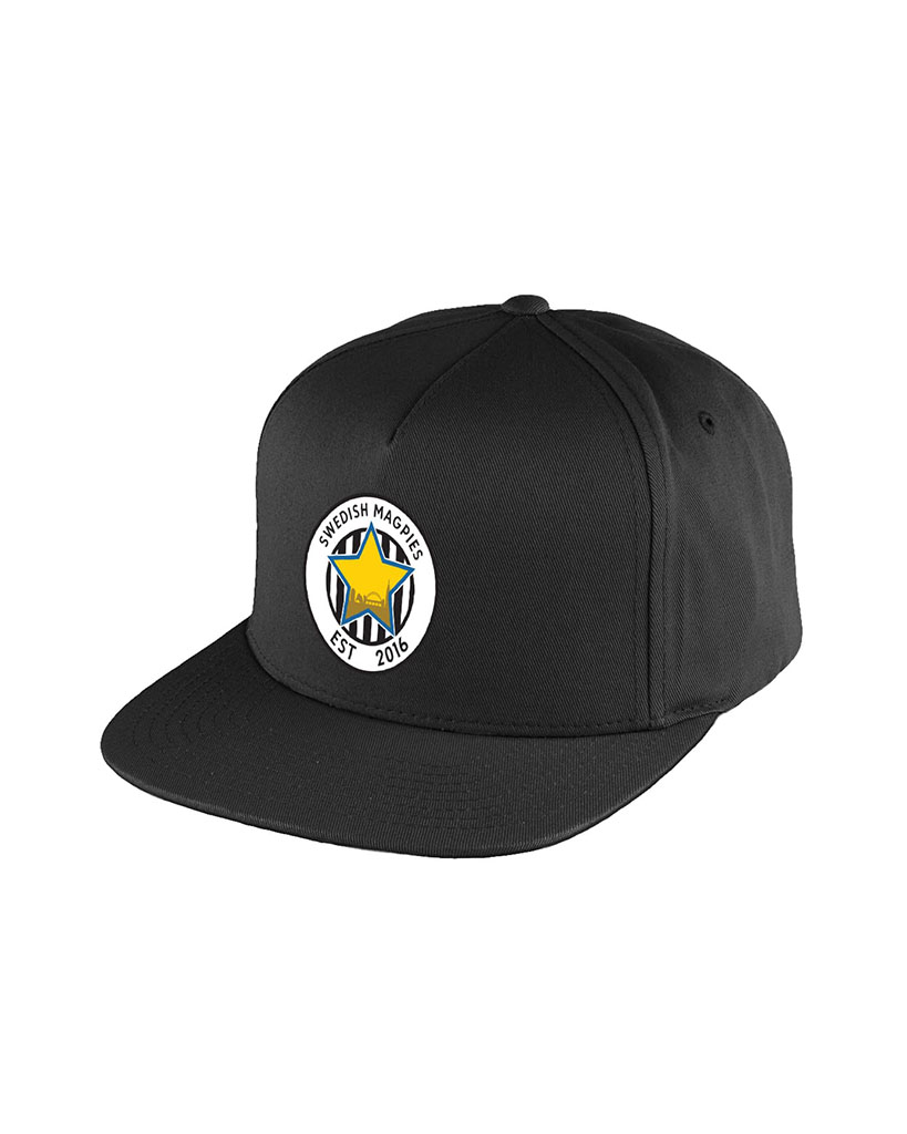 Sm logo snapback keps svart